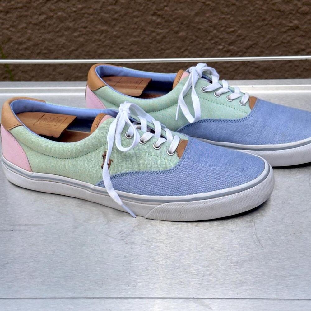 Ralph Lauren Polo Lace Up Thornton III Skateboard Shoes - Size 11.5 D